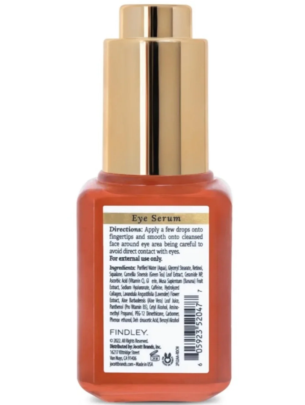 Findley Vitamin C & Hyaluronic Acid All In One Eye Serum. NIB. Unisex.